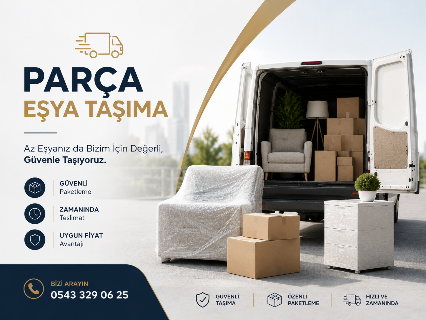 Ankara parça eşya taşıma hizmeti
